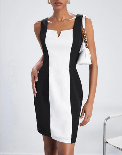 White Knitted Lycra Bodycon Dress