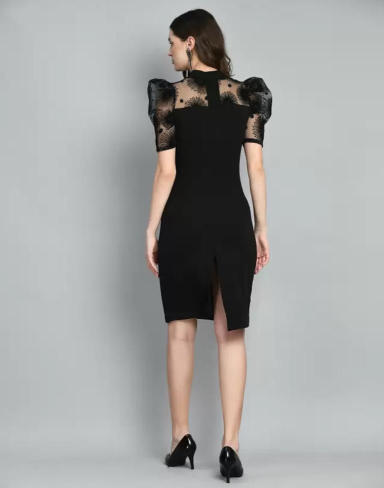 Black Plain Bodycon | Sudathi