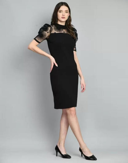 Black Plain Bodycon | Sudathi