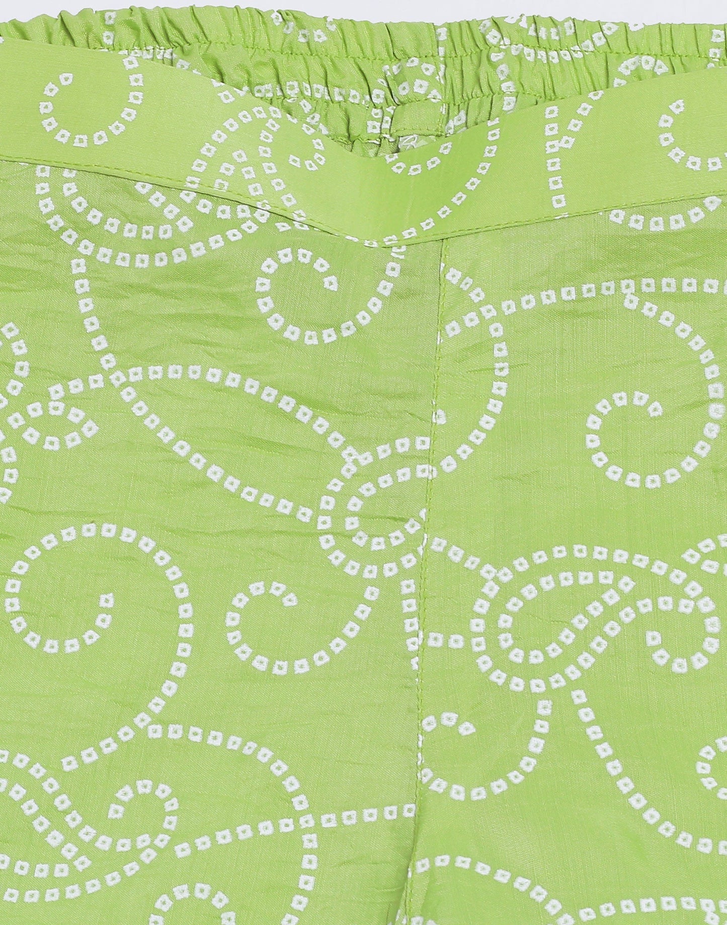 Green Printed Kurti With Pant And Dupatta | Leemboodi