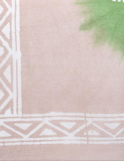 Sparkling Beige, Multicolored Coloured Poly Cotton Batik Printed Dupatta | Sudathi