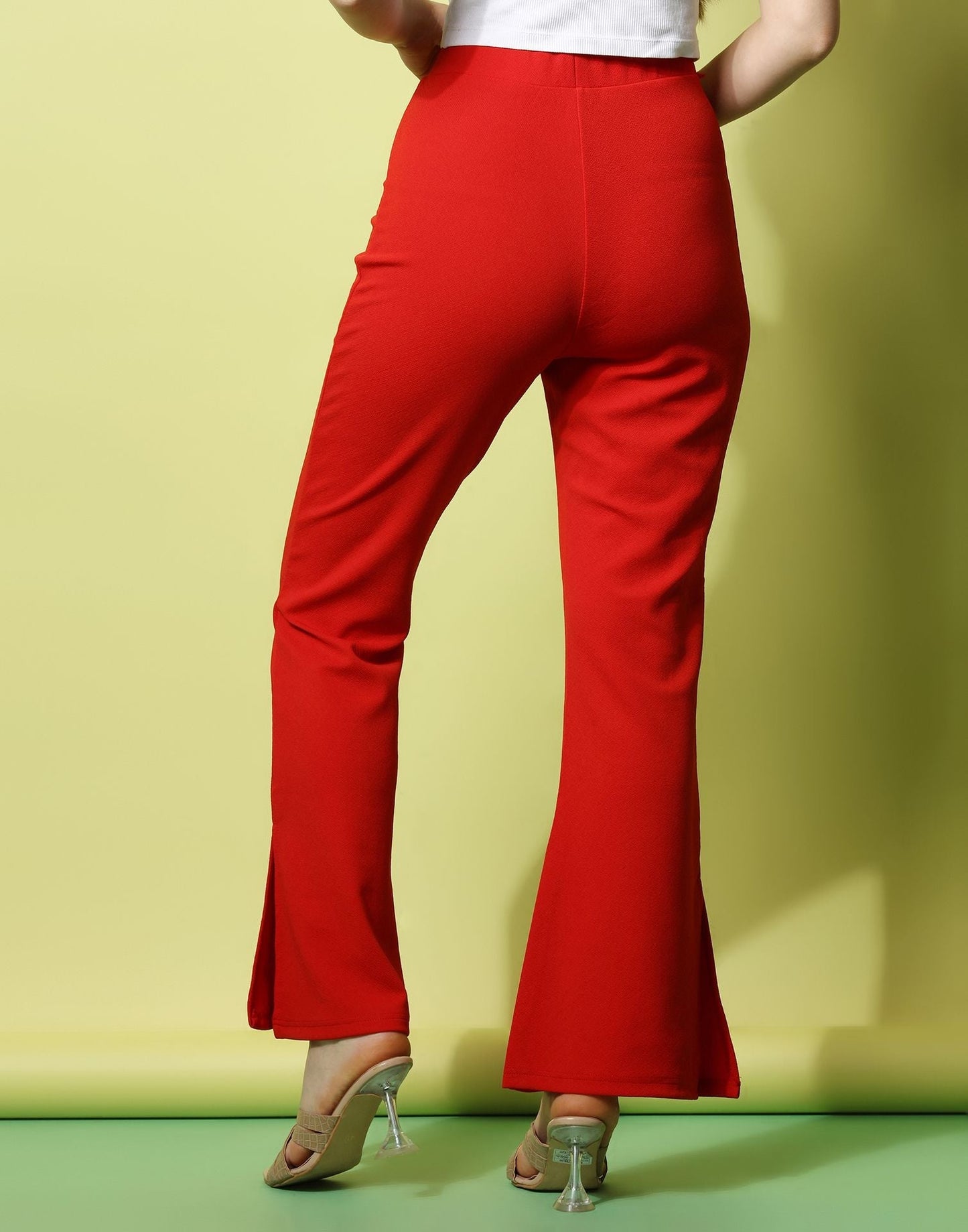 Red Flared Trouser | Sudathi