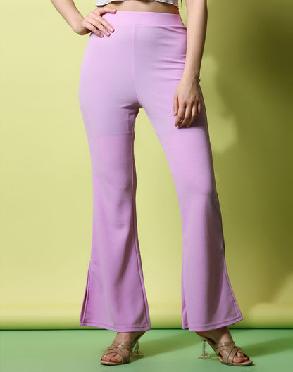 Lavender Flared Trouser | Sudathi