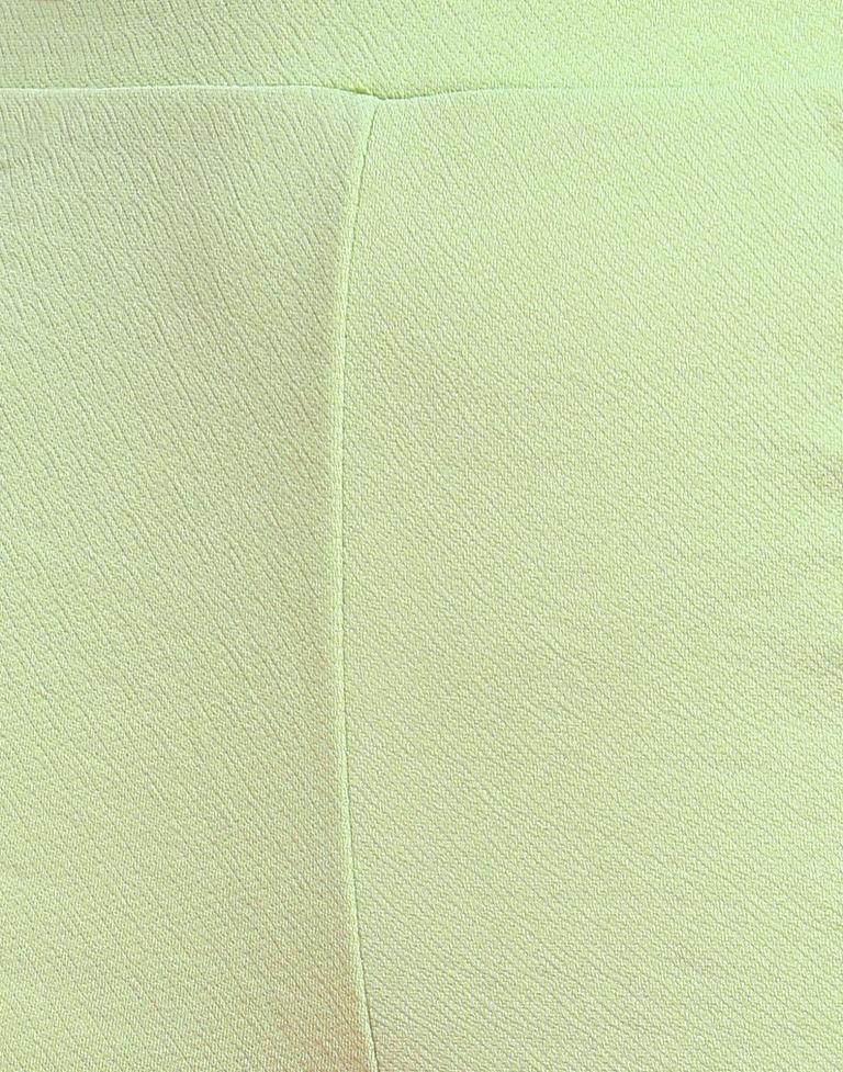 Pista Green Straight Fit Trouser