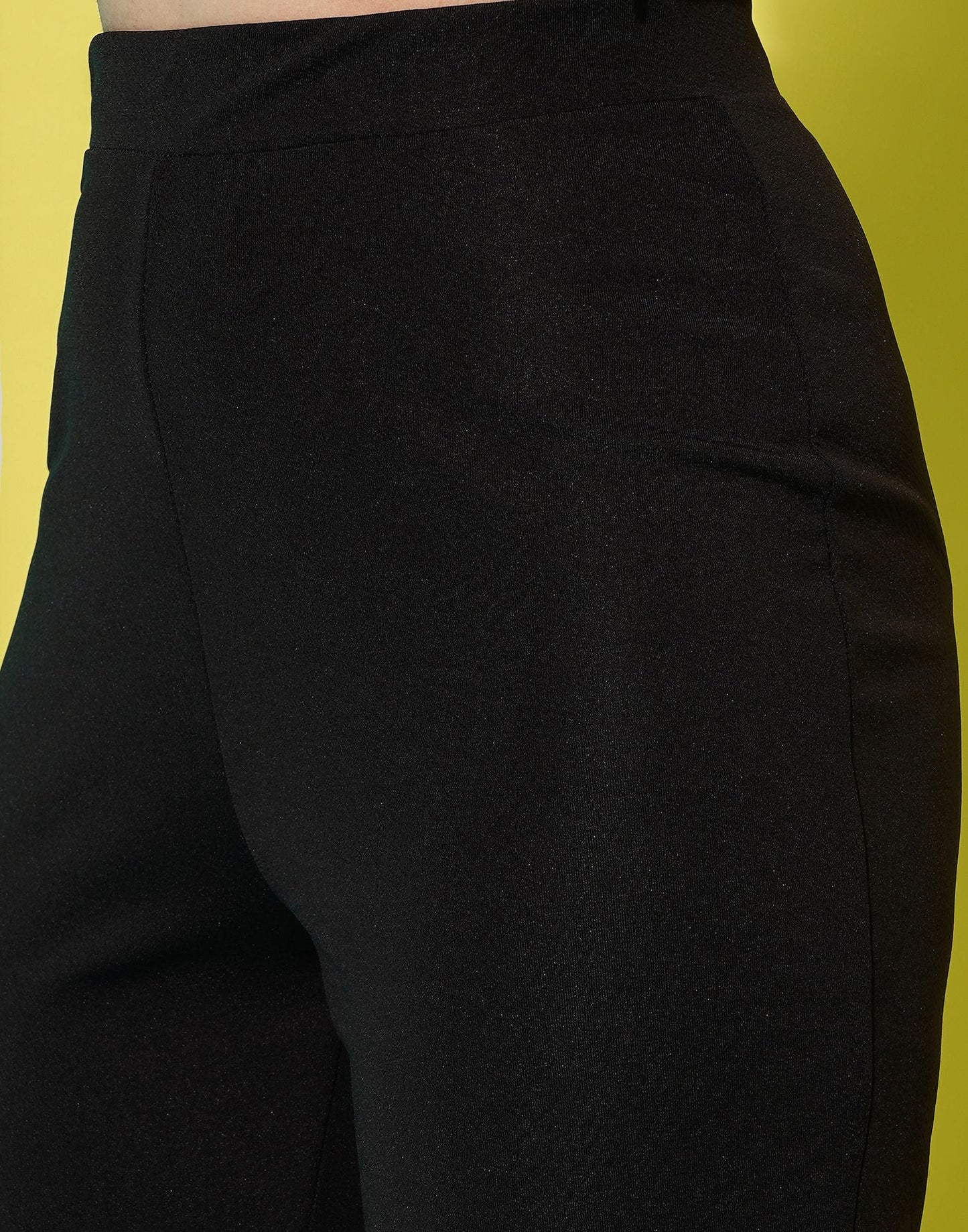 Black Straight Fit Trouser | Sudathi
