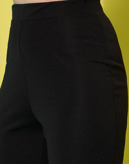 Black Straight Fit Trouser | Sudathi