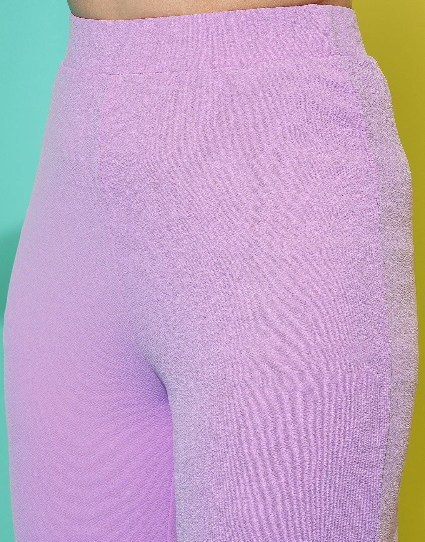 Lavender Straight Fit Trouser | Sudathi