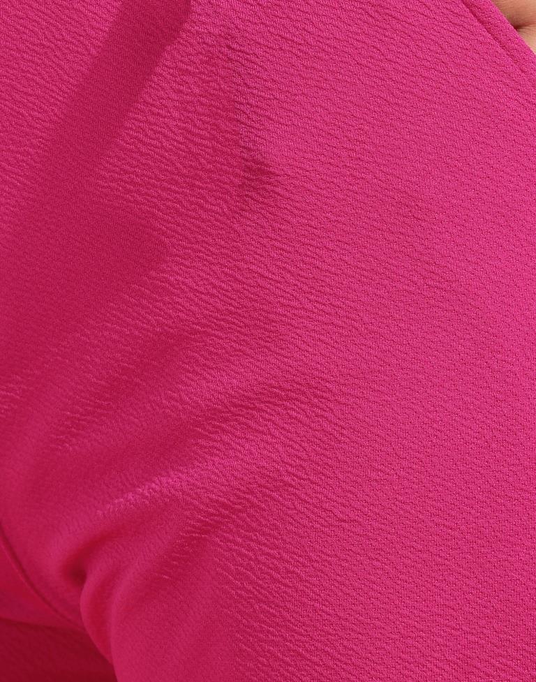 Pink Straight Trouser