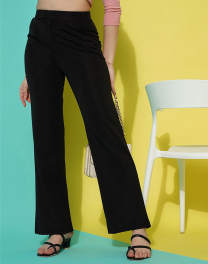 Black Straight Trouser | Sudathi
