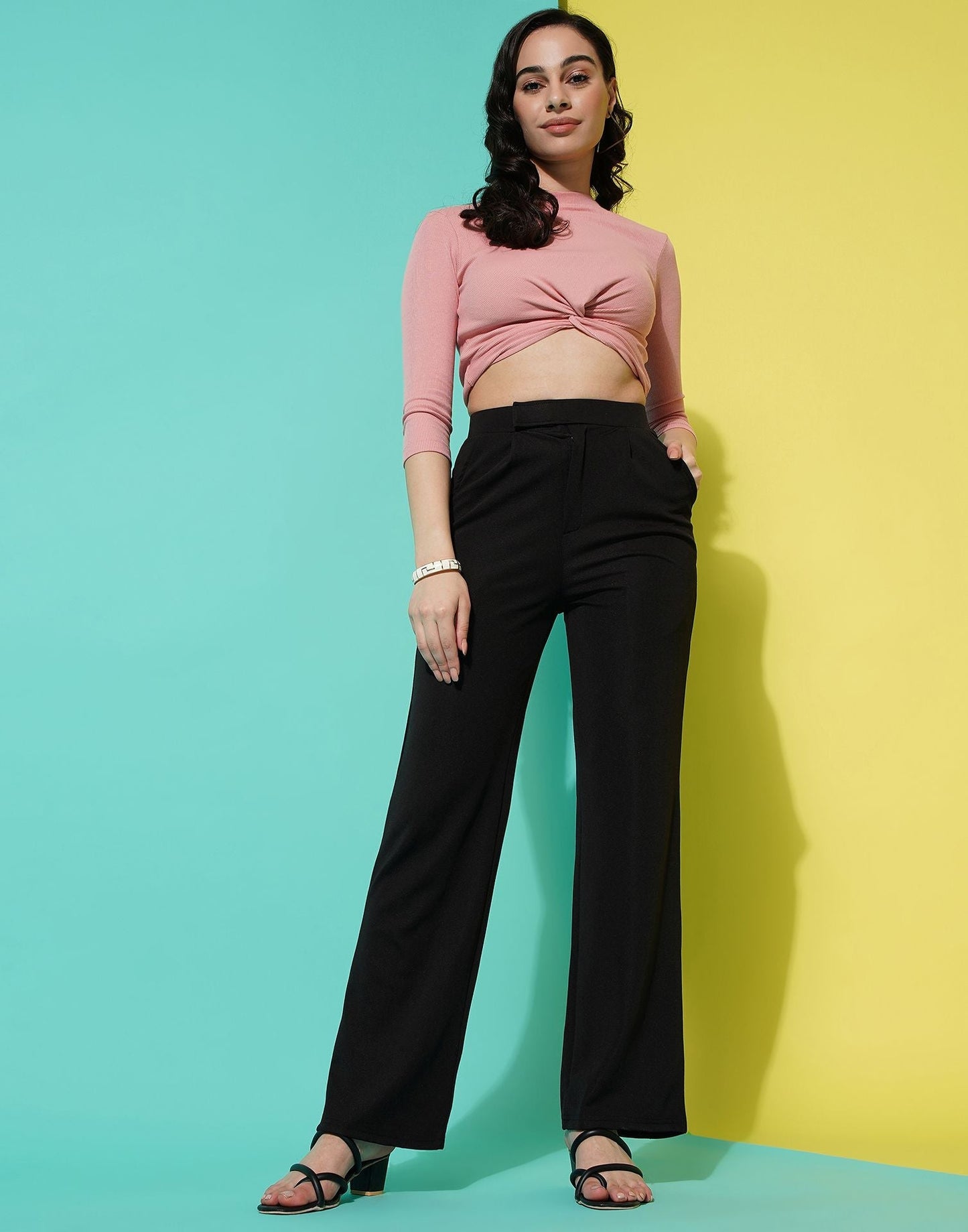 Black Straight Trouser | Sudathi