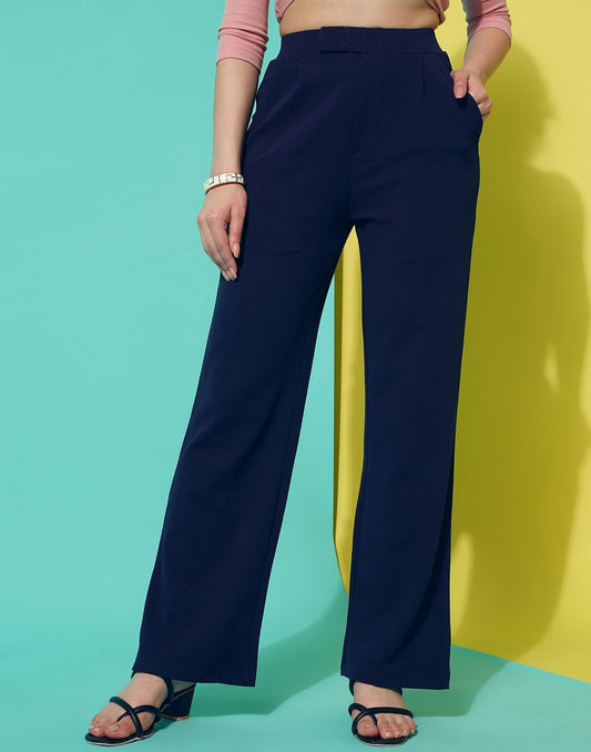 Blue Straight Trouser | Sudathi