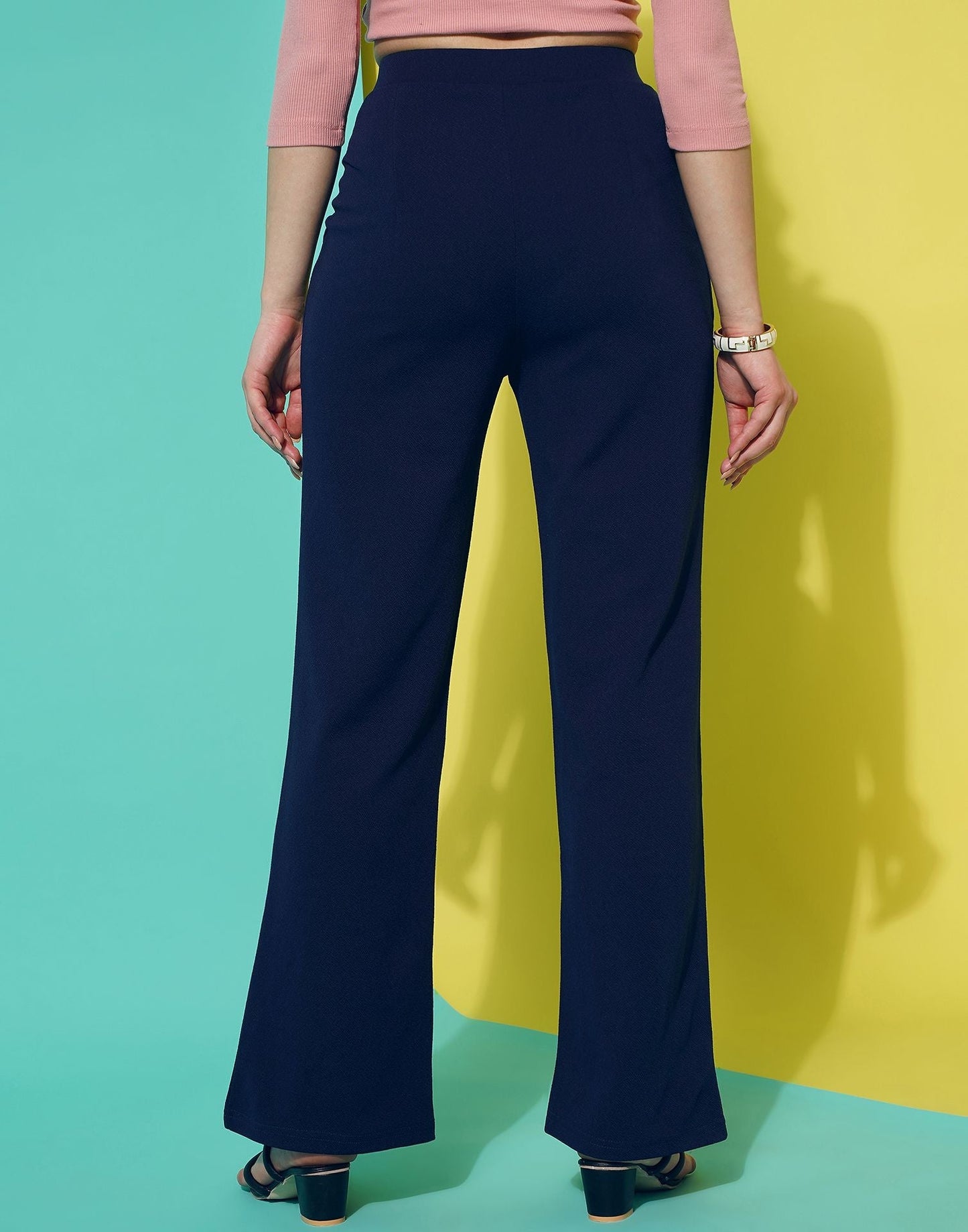Blue Straight Trouser | Sudathi