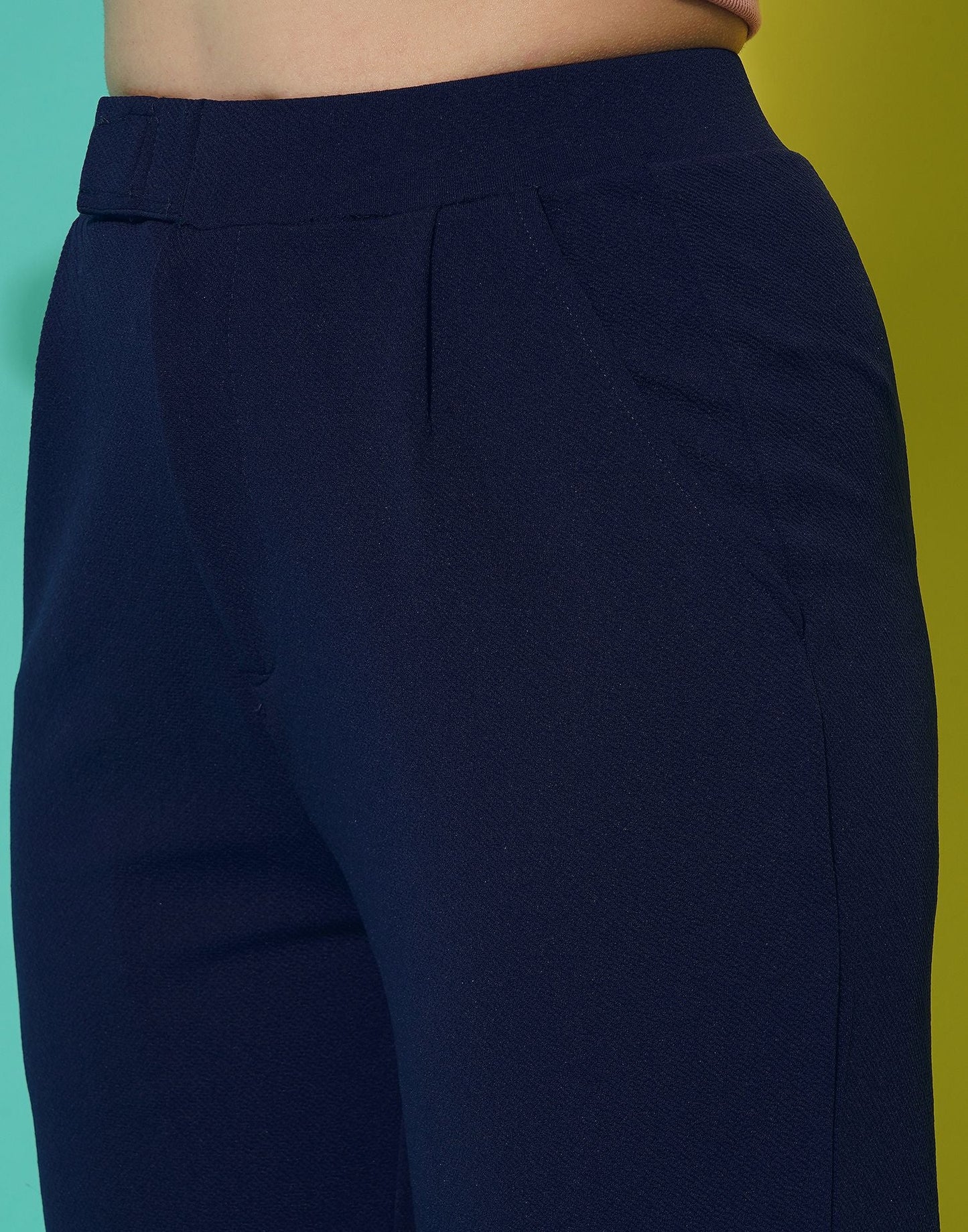 Blue Straight Trouser | Sudathi