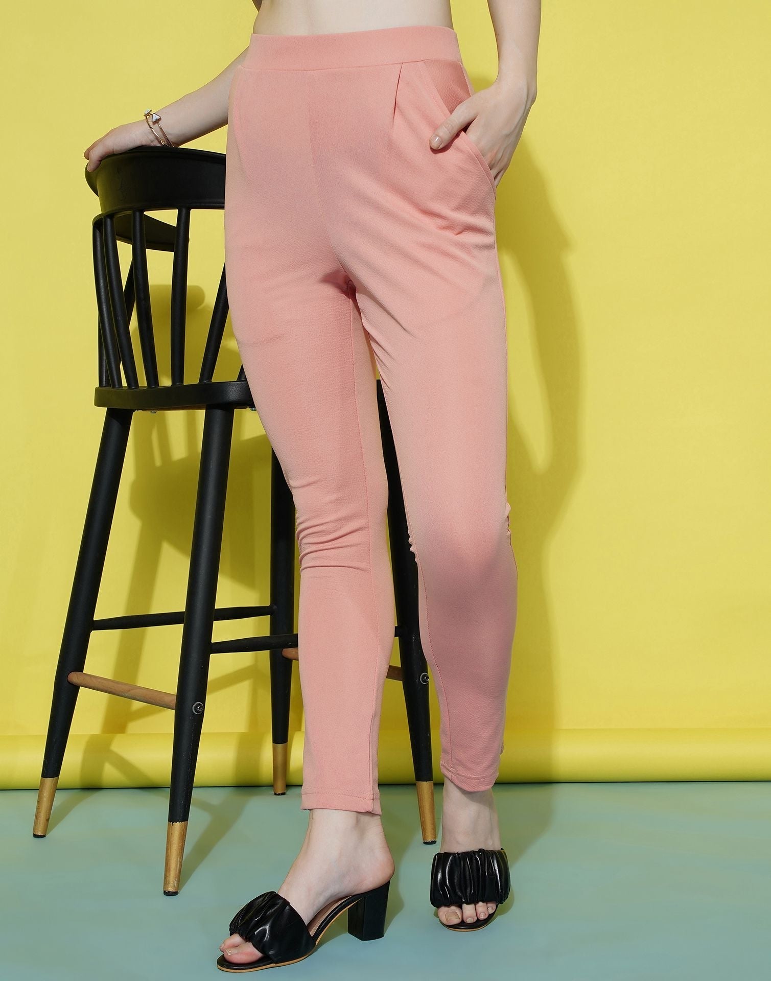 Peach Leggings Fit Pant | Sudathi