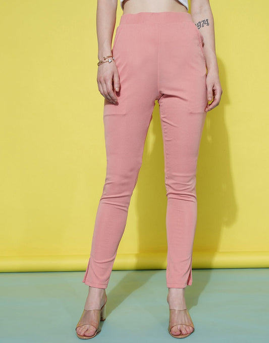 Peach Leggings Fit Pant | Sudathi