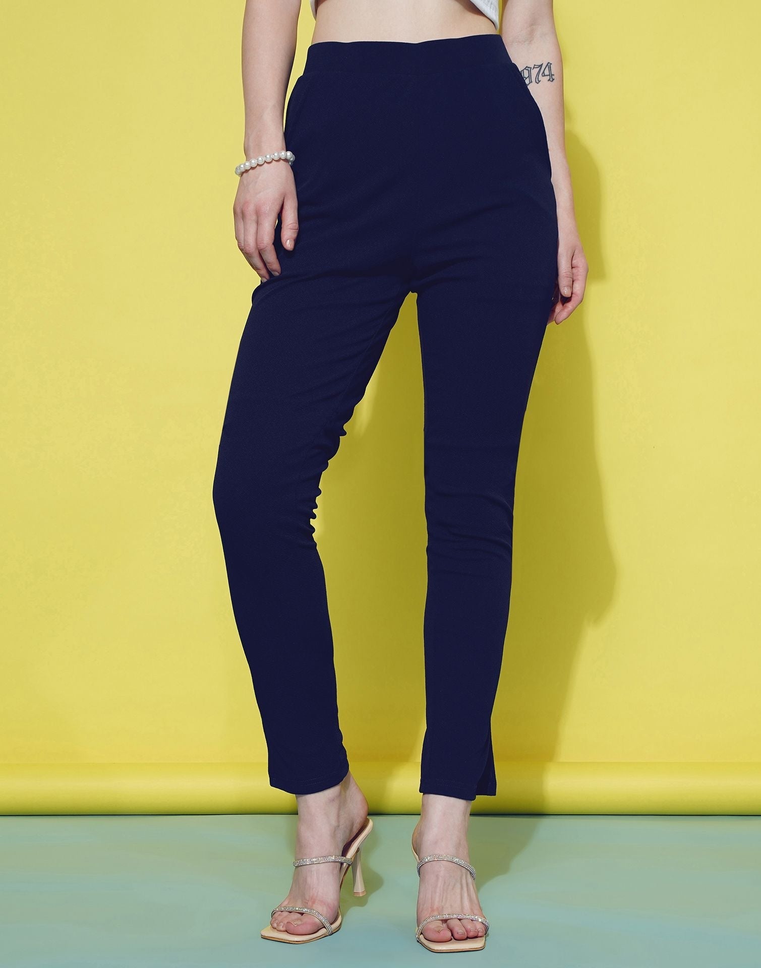 Blue Leggings Fit Pant | Sudathi