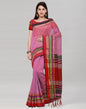 Purple Coloured Poly Silk Border Casual Saree | Sudathi