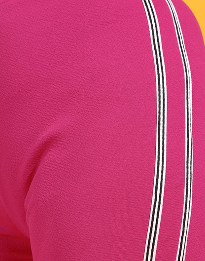 Pink Straight Fit Trouser