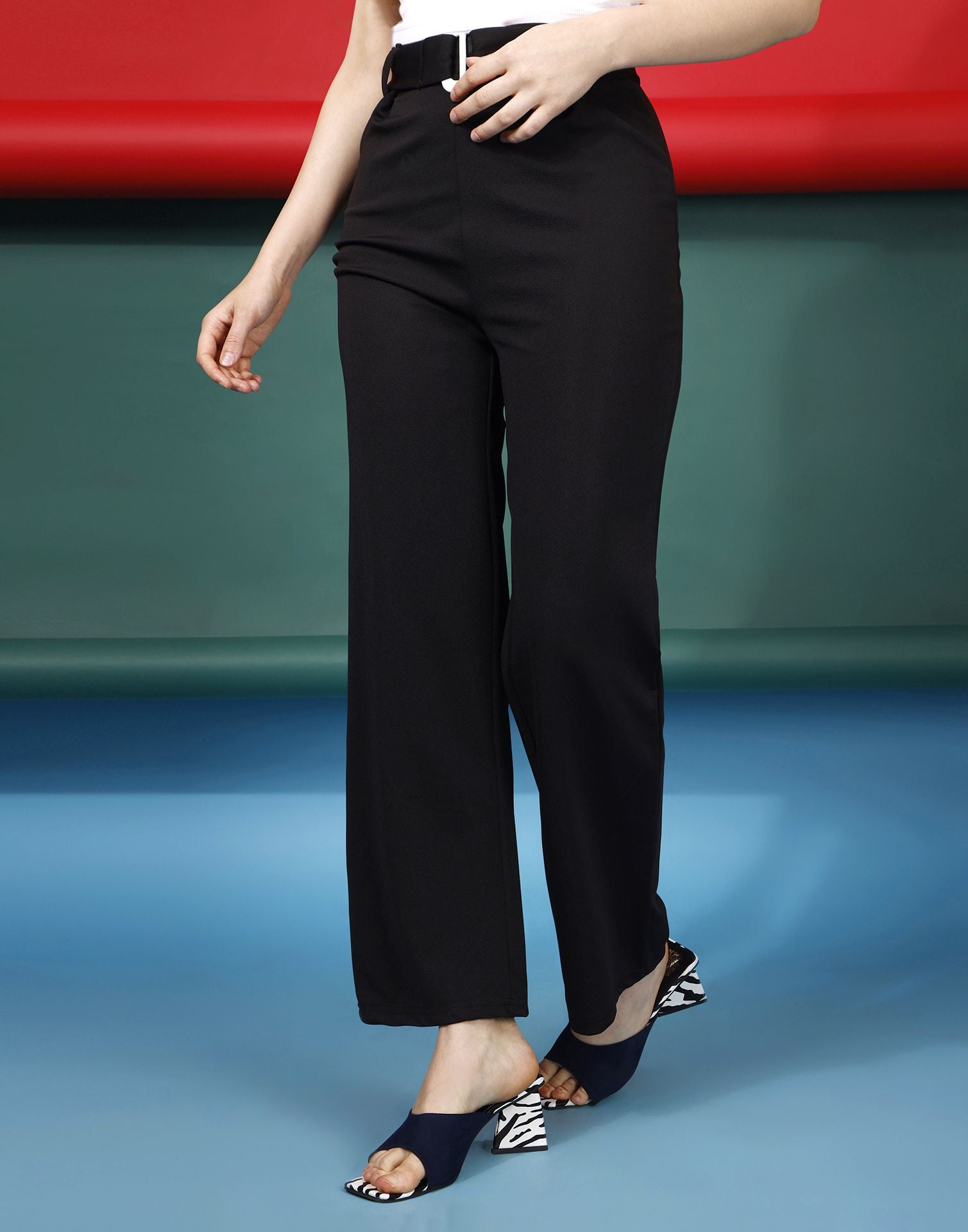 Black Flared Trouser | Sudathi