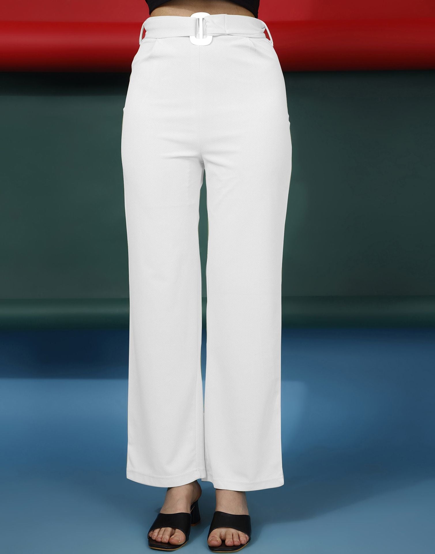 White Flared Trouser | Sudathi