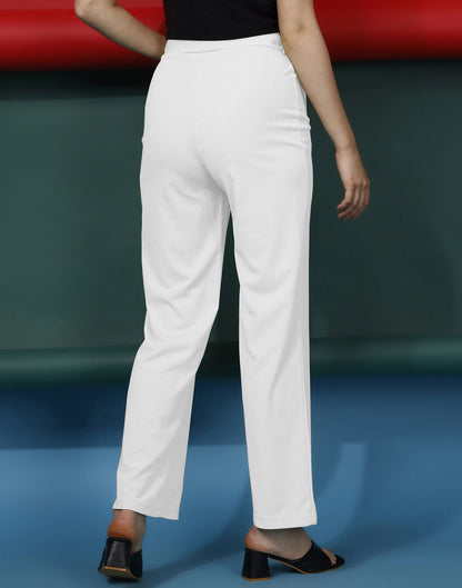 White Flared Trouser | Sudathi