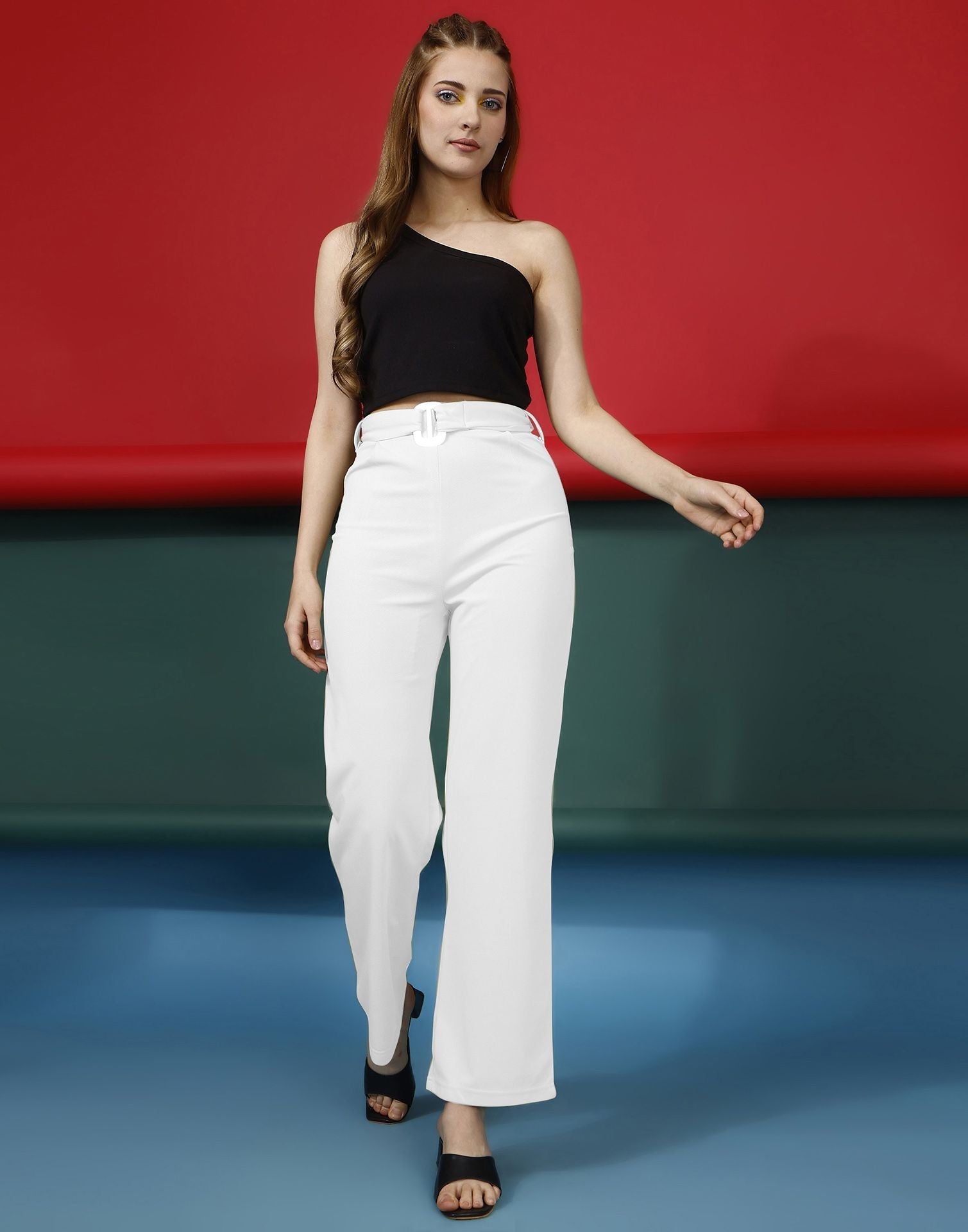 White Flared Trouser | Sudathi
