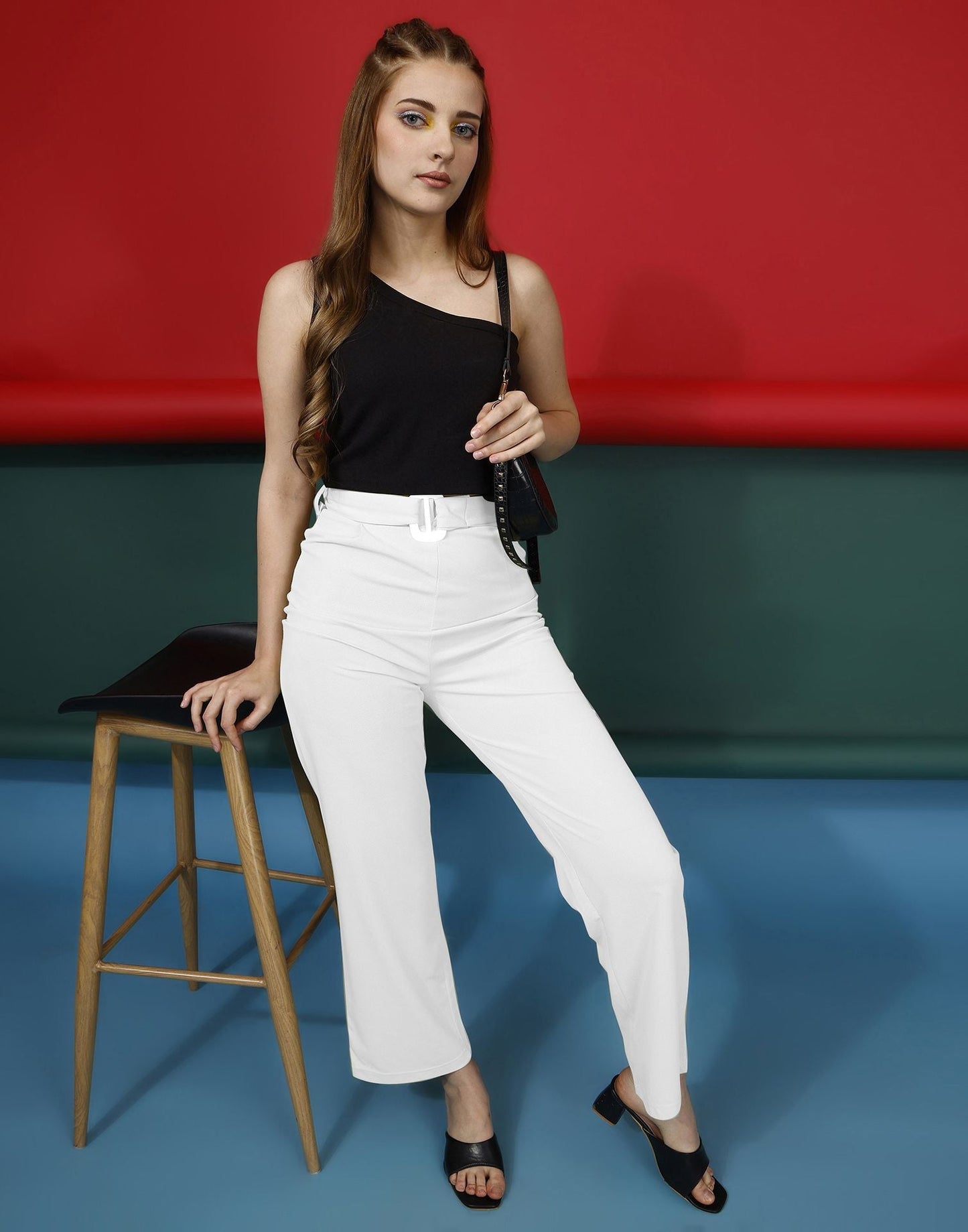 White Flared Trouser | Sudathi
