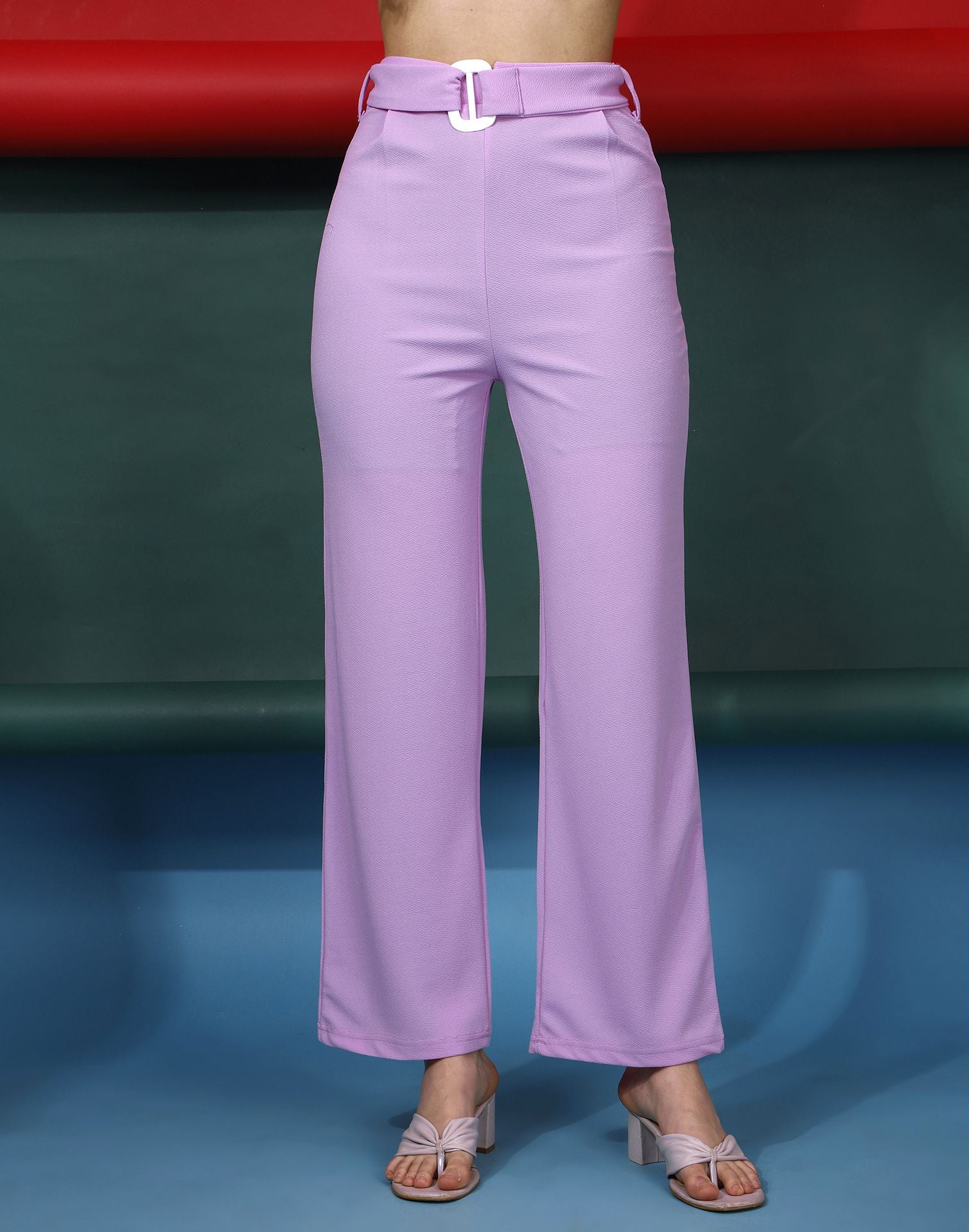 Lavender Flared Trouser | Sudathi