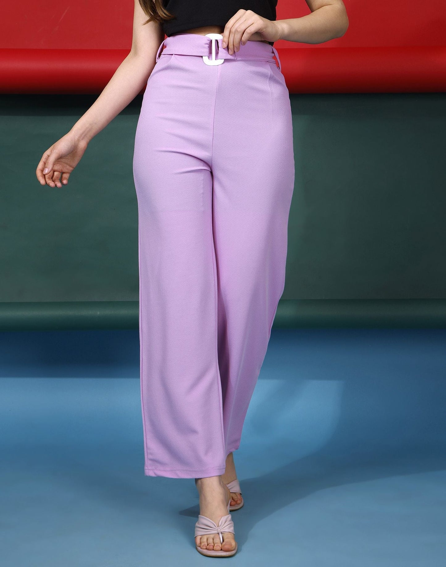 Lavender Flared Trouser | Sudathi