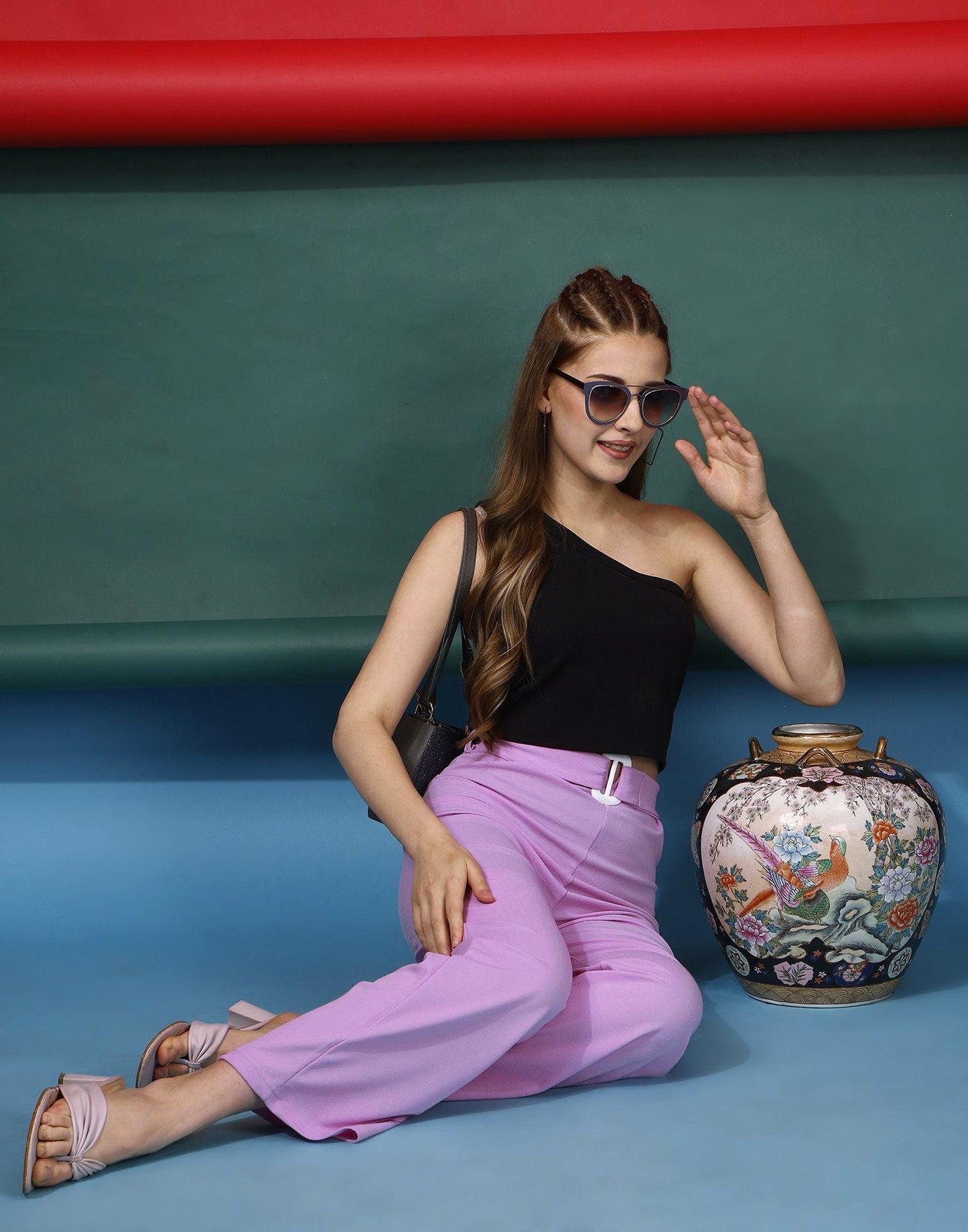 Lavender Flared Trouser | Sudathi