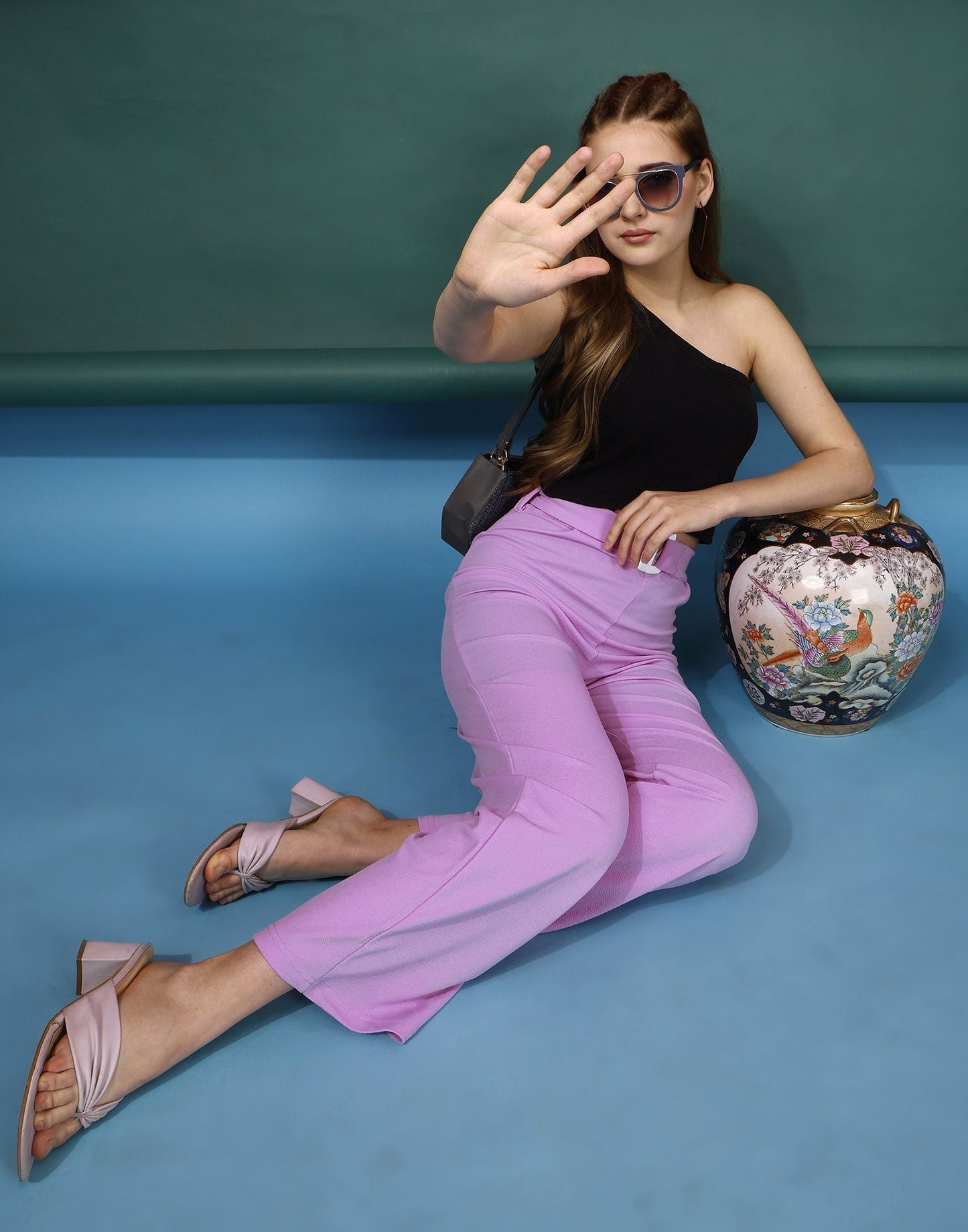 Lavender Flared Trouser | Sudathi