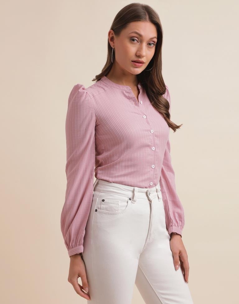 Pink Woven Shirt