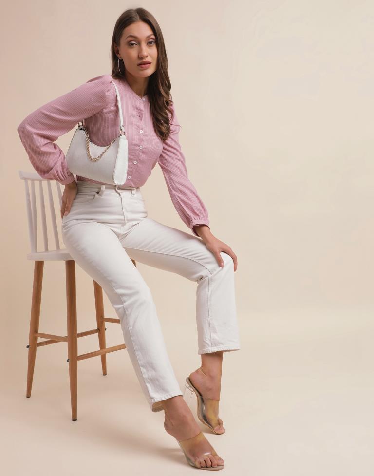 Pink Woven Shirt