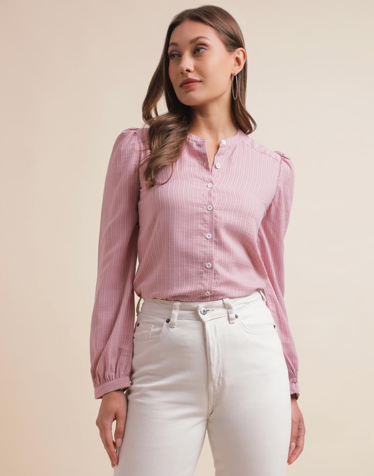 Pink Woven Shirt