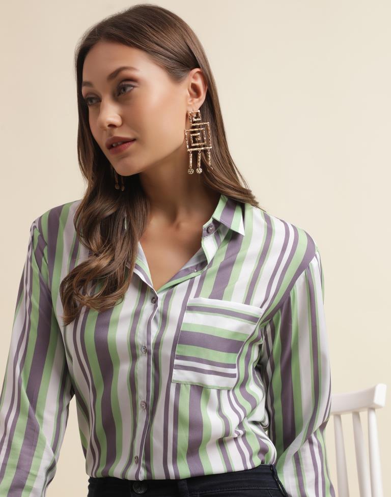 Multicoloured Printed Shirt | Sudathi