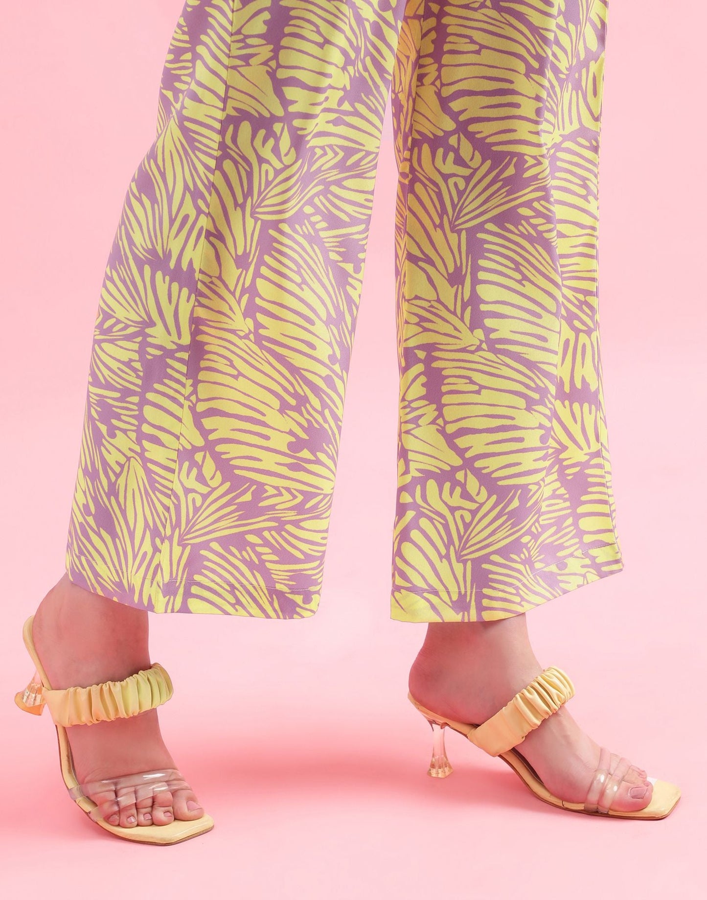 Yellow Printed Co-ord