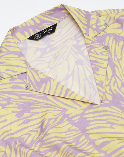 Yellow Printed Co-ord