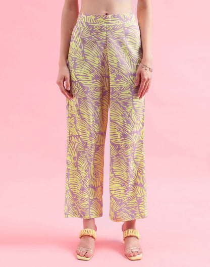 Yellow Printed Co-ord
