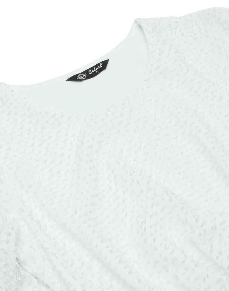 Light Beige Poplin Plain Top