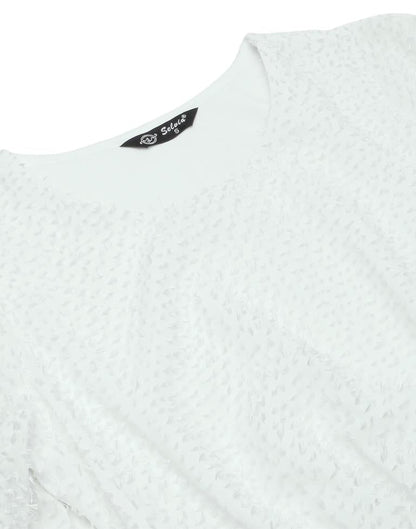 Light Beige Poplin Plain Top