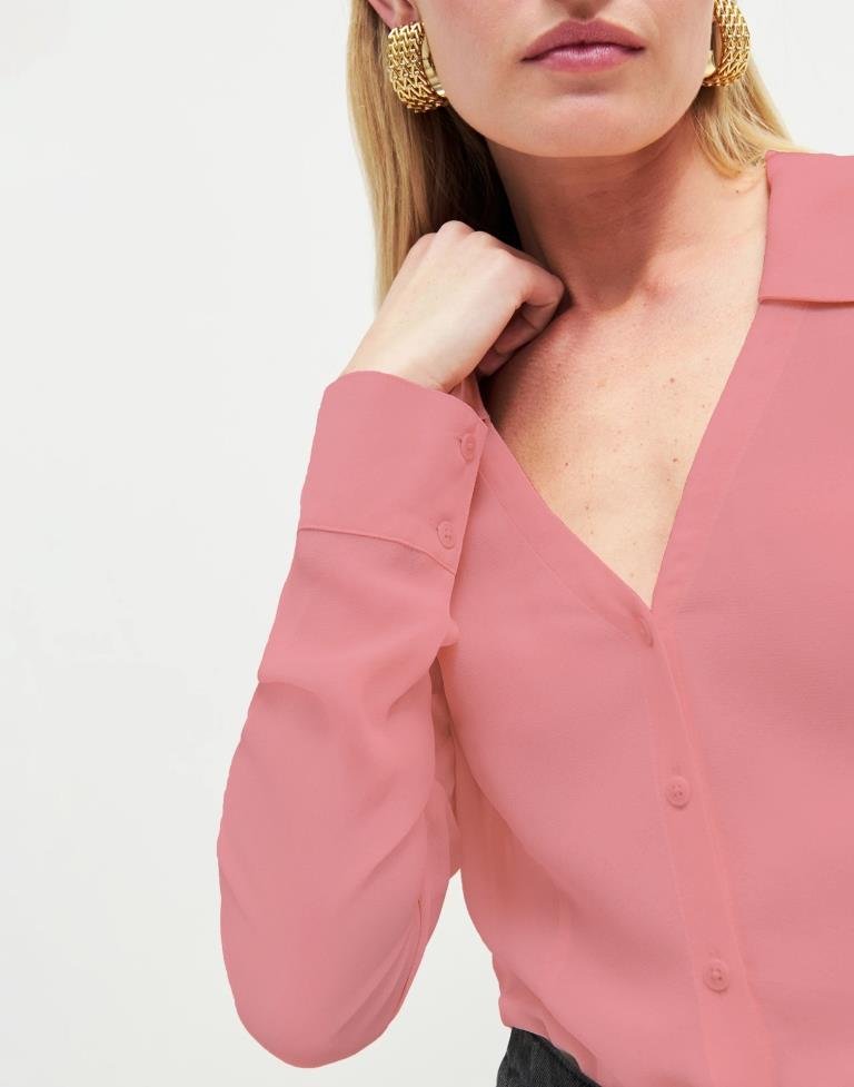 Peach Plain Shirt