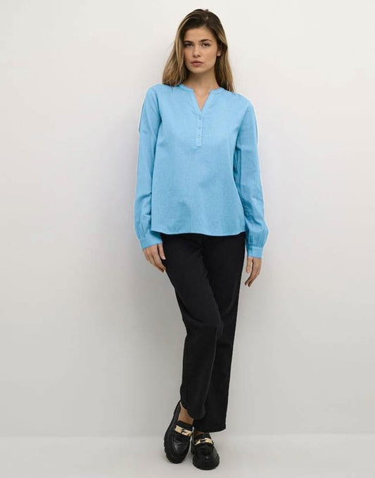 Sky Blue Plain Top