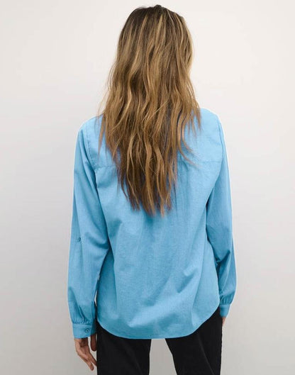 Sky Blue Plain Top