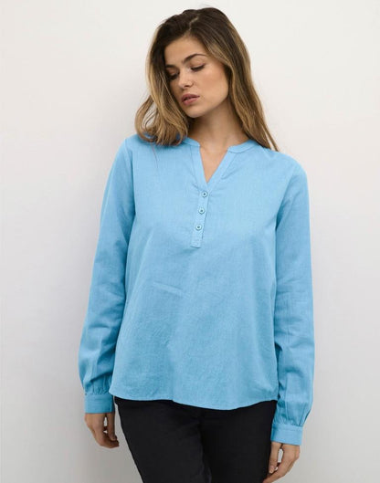 Sky Blue Plain Top