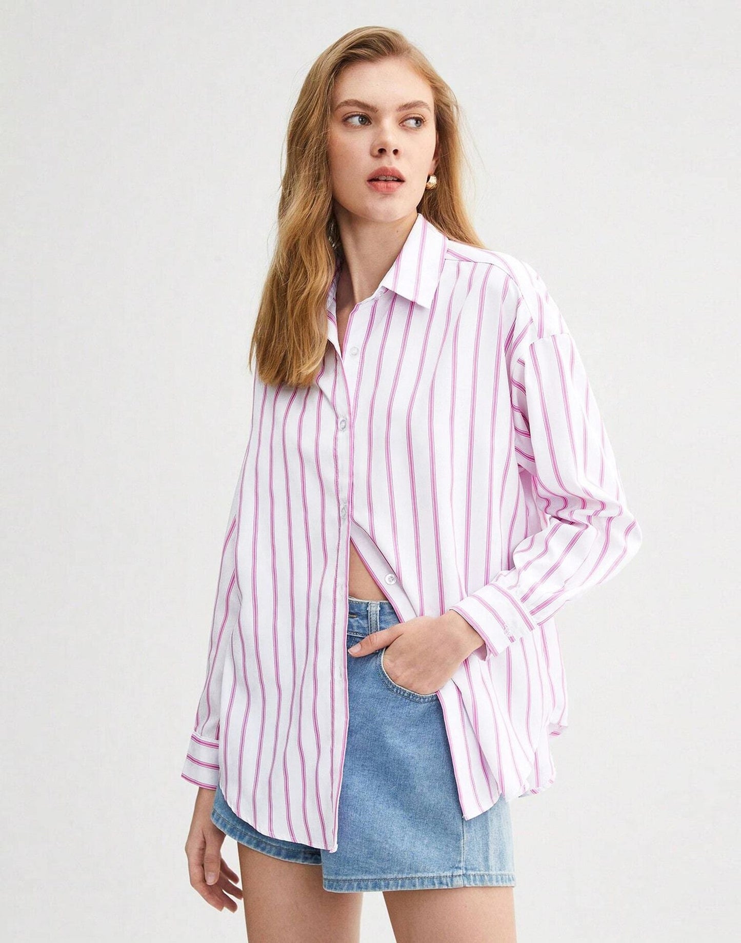 White Printed Shirt