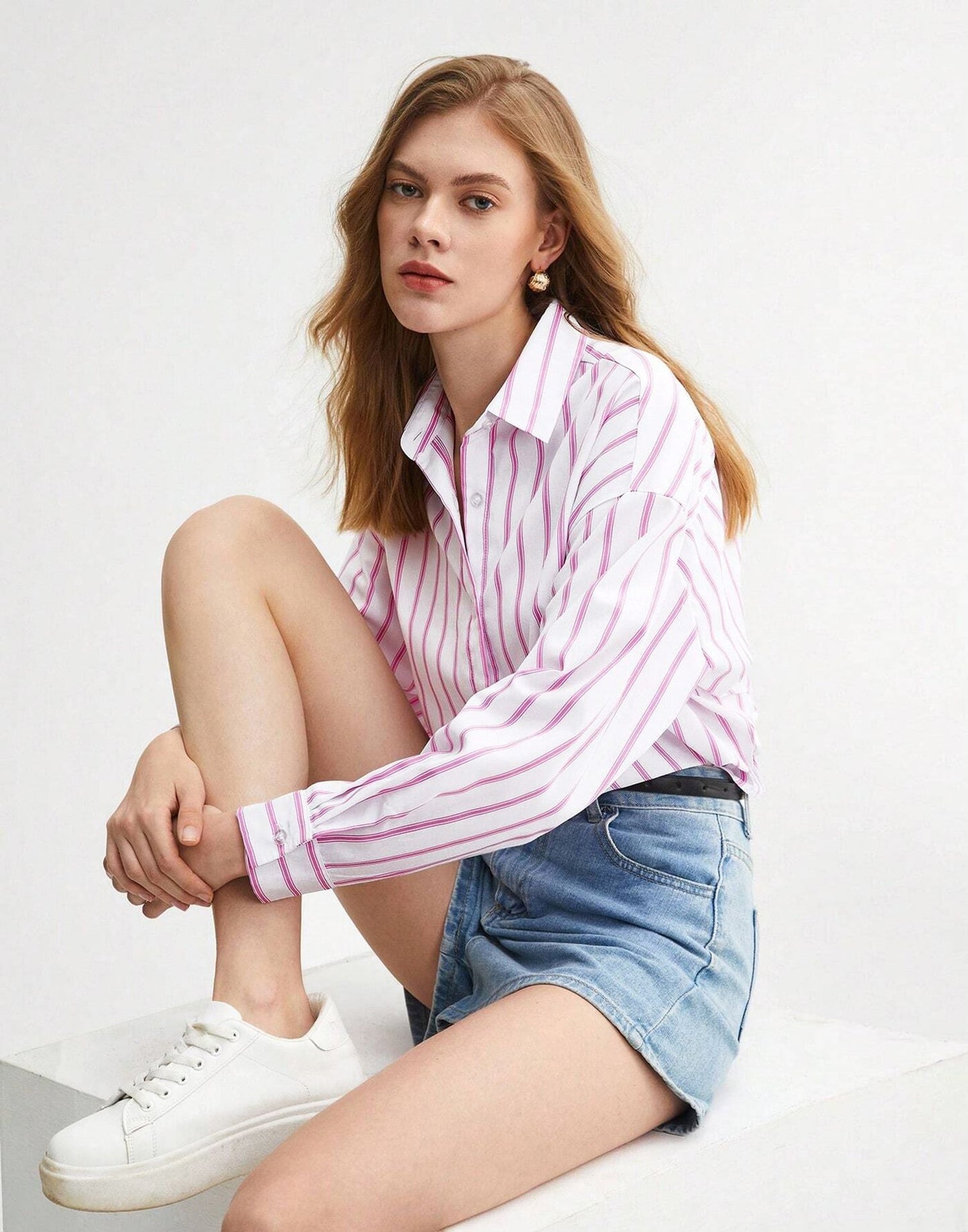 White Printed Shirt