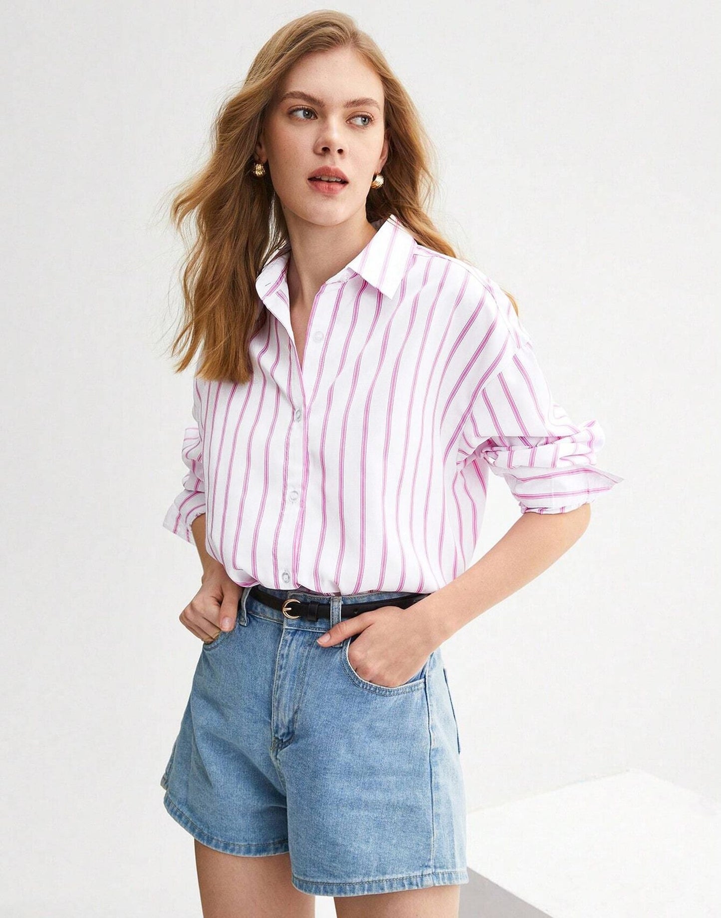 White Printed Shirt