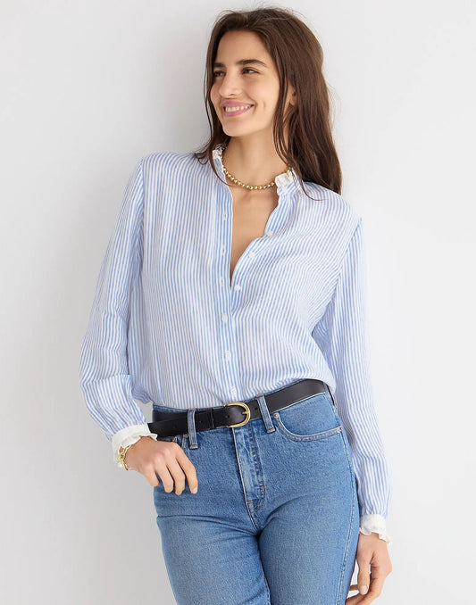 Light Blue Printed Shirt