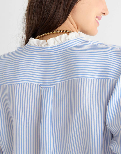 Light Blue Printed Shirt