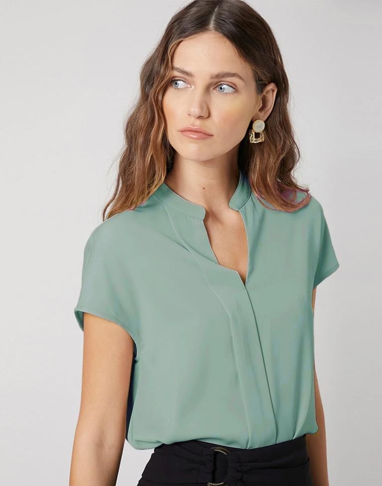 Light Mint Plain Top